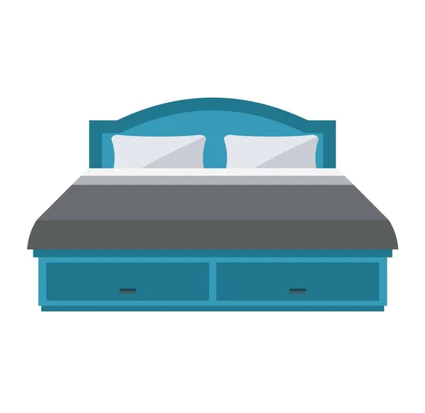 Vecteur de lit dormant . — Image vectorielle