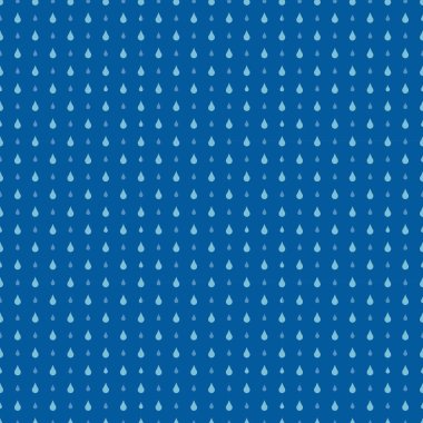 Dikişsiz desen vektör yağmur damlaları