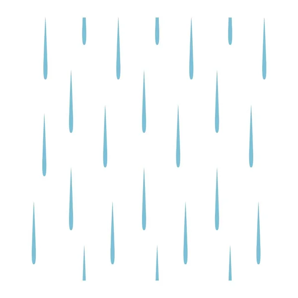 Regnet droppar mönster vektor — Stock vektor