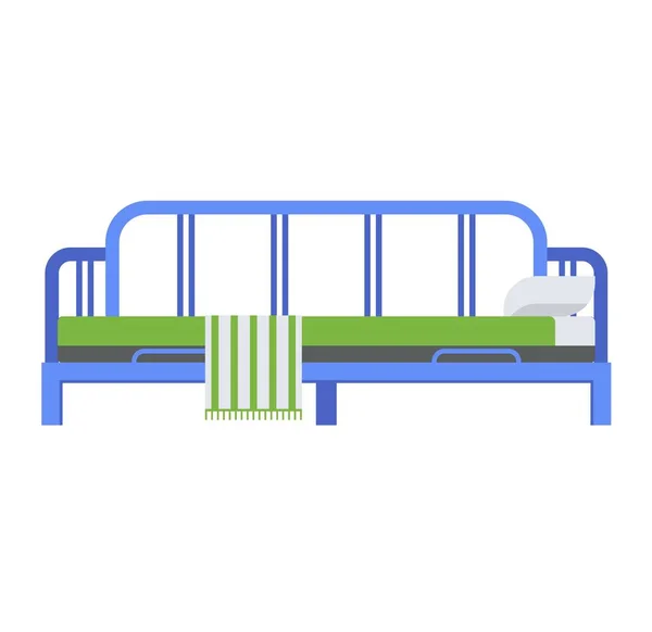 Sueño cama vector . — Vector de stock