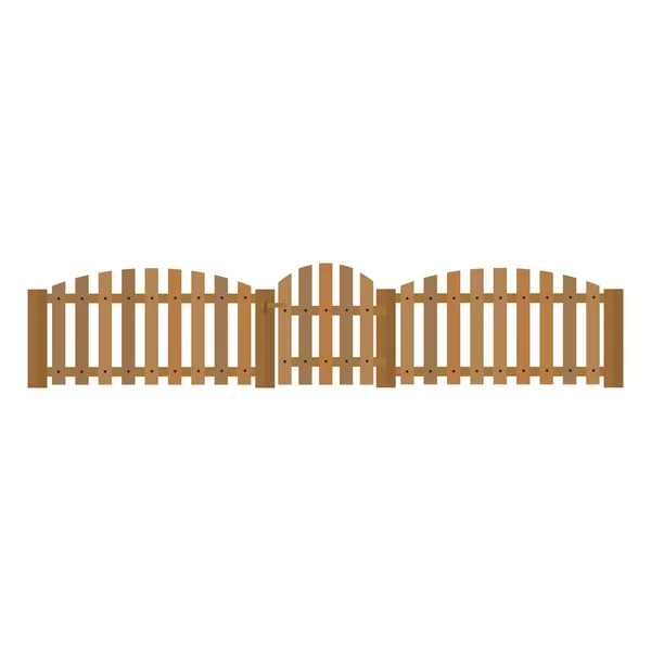 Vecteur isolé de clôture . — Image vectorielle