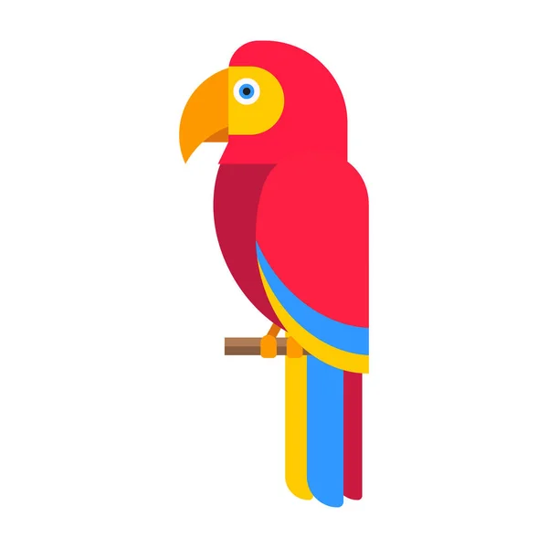 Cartoon parrot vector — Stock Vector