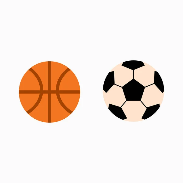 Ball isoliert auf weißer Abbildung. — Stockvektor