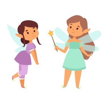 Periler karikatür karakter vektör.