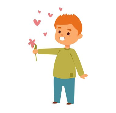 Çocuk portre vektör çizim.