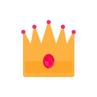 Altın taç vektör çizim.