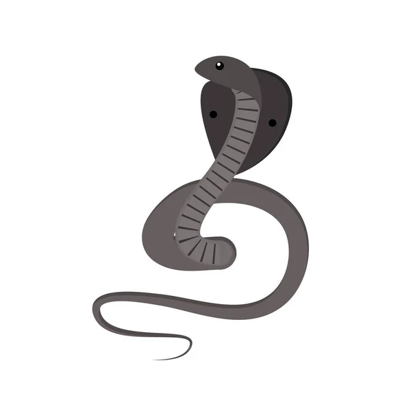 Kobra yılan vektör — Stok Vektör