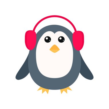 Penguen vektör karakter