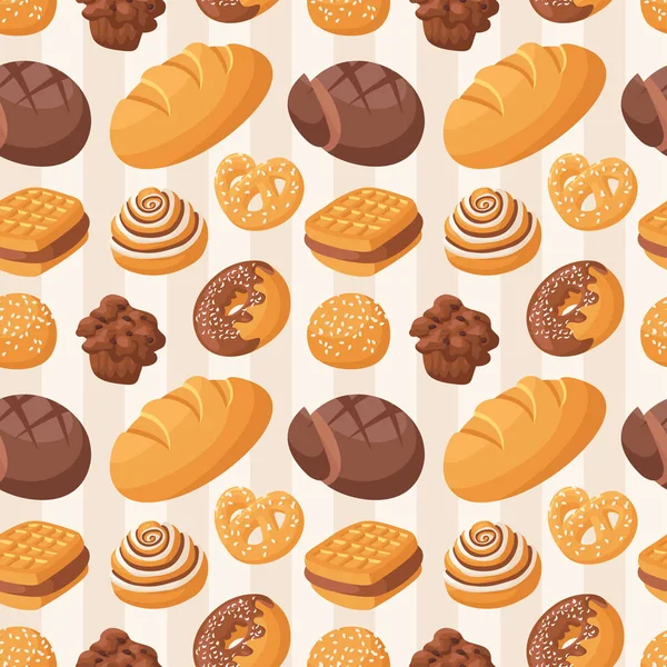 Fırın Dikişsiz desen vektör.