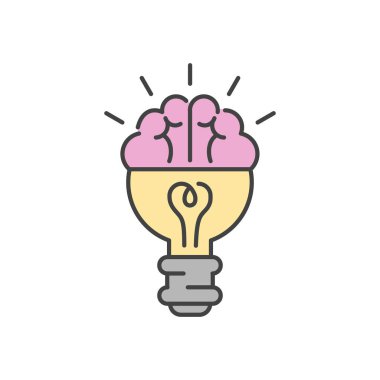 Işık lamba işareti simge vektör.