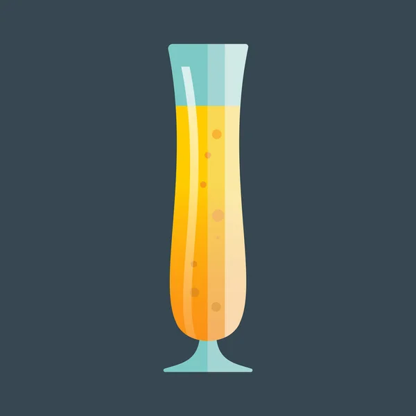 Beer glass vector. — Stock Vector