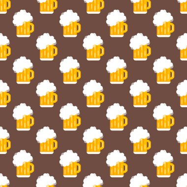Bira cam vektör seamless modeli.