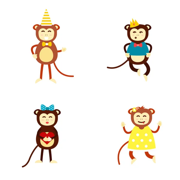 Ilustração do vetor macaco . —  Vetores de Stock