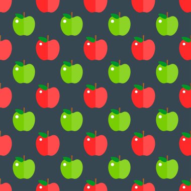 Apple arka plan vektör çizim.