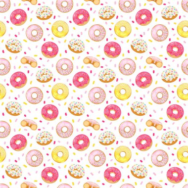 Çörek vektör seamless modeli