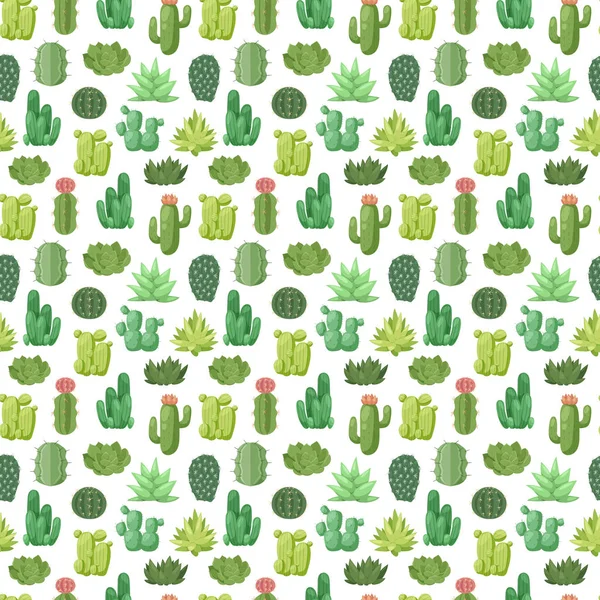 Cactus doodle vektor pola mulus . - Stok Vektor
