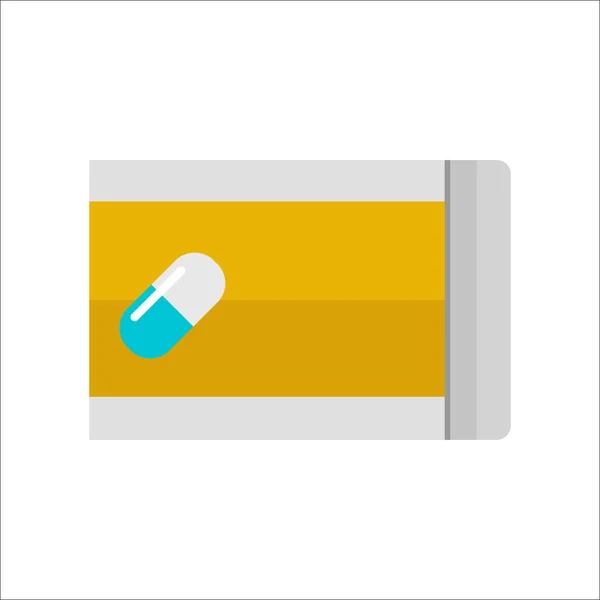 Tablet pillen vectorillustratie. — Stockvector