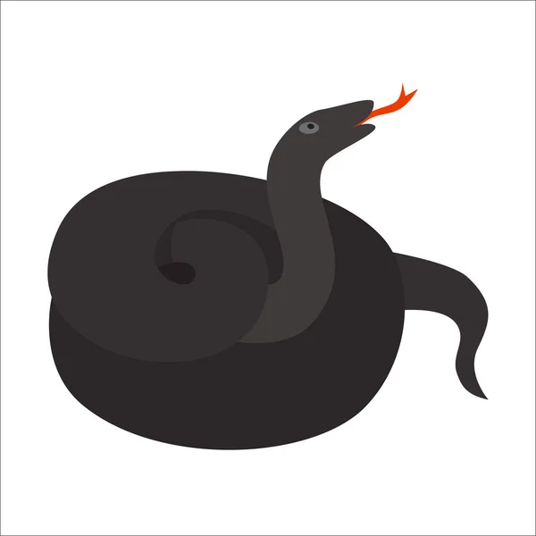 Snake reptiel cartoon vector — Stockvector