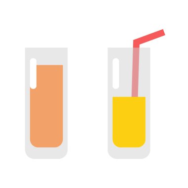 Taze içki vektör çizim.