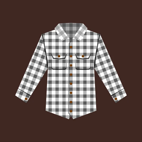 Camisa jeskered ilustración vector aislado . — Archivo Imágenes Vectoriales