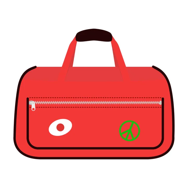 Viaje maleta viaje bolsa vector . — Vector de stock