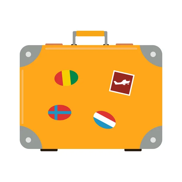 Journey suitcase vector. — Stock Vector