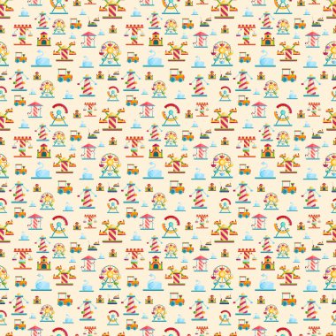 Cazibe Dikişsiz desen vektör