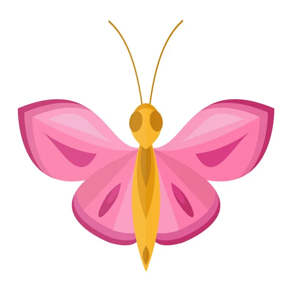Εικονογράφηση φορέας πολύχρωμο πεταλούδα. — Διανυσματικό Αρχείο