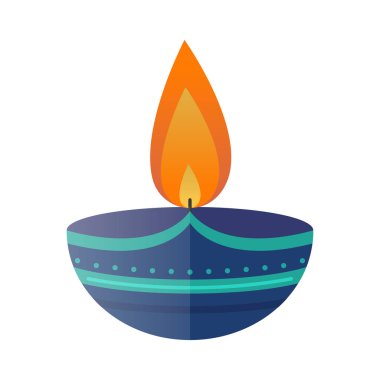 Vektör mum romantik mum parti dekorasyon.