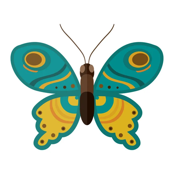 Bunte Schmetterling Vektor Illustration. — Stockvektor