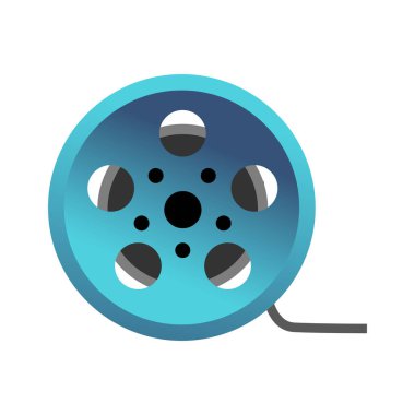 Film sinema teknoloji vektör çizim.