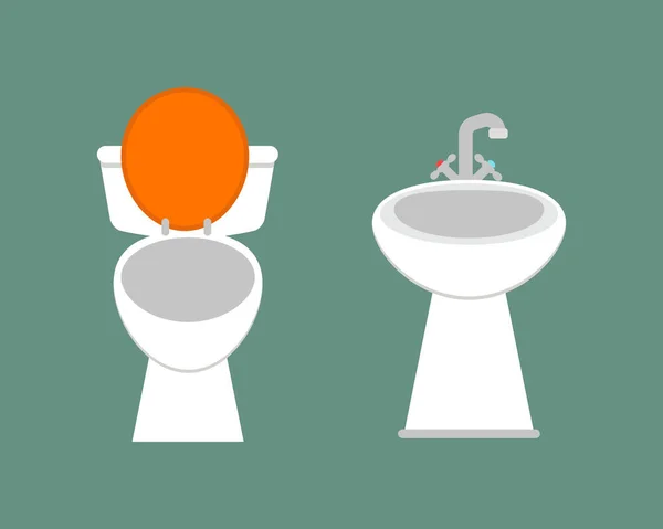 Bad-Symbole farbiges Set mit Prozesswassereinsparungssymbolen Hygiene-Sammlung und saubere Haushaltsreinigung Schönheit Trockner Vektor Illustration. — Stockvektor
