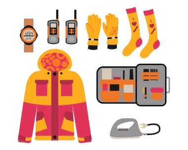 Snowboard spor giyim ve araçlar öğeler