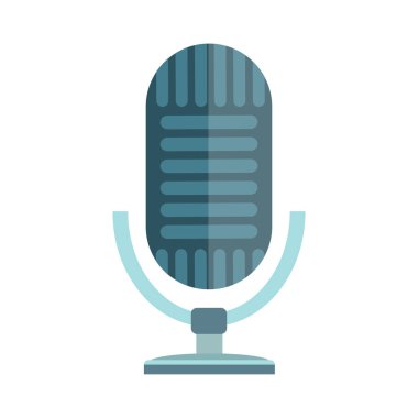 Vokal aracı gösteri ses radyo yayıncılığı mikrofon vektör izole röportaj müzik Tv web simge ses canlı kayıt stüdyo ses medya yayın