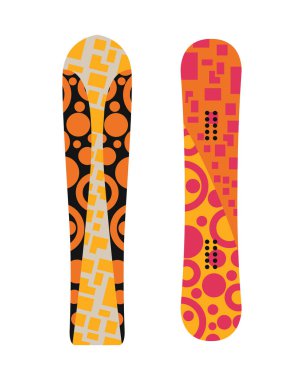 Snowboard spor panoları öğeleri