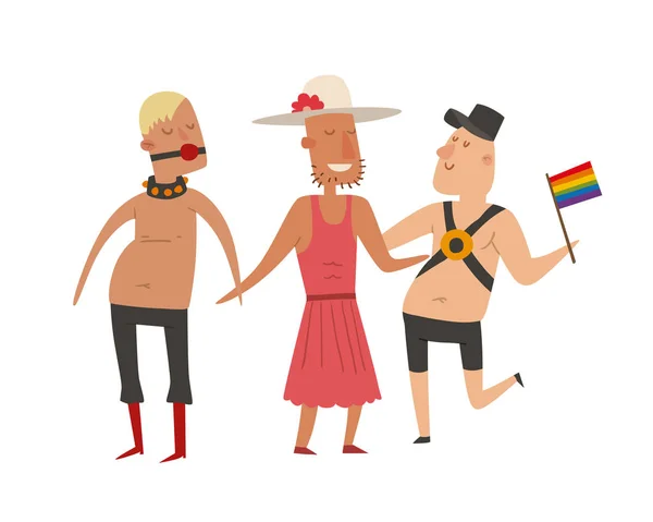 Homossexual gay e lésbicas pessoas casamento homem, mulher casais família e cores livre amor cerimônia comunidade personagens tolerância símbolo vetor ilustração . —  Vetores de Stock