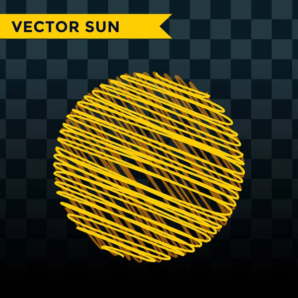 Sonne platzt Stern Symbol Vektor Illustration Sommer isoliert Natur Sonnenschein Sonnenstrahl Funken Sonnenaufgang Zeichen sonnig Symbol Licht Form Sonnenschein Solar — Stockvektor