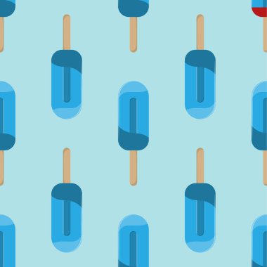 dondurma Dikişsiz desen arka plan vektör çizim simgesini izole tatlı tatlı soğuk meyve lezzetli dondurulmuş şeker lezzet tasarım lezzetli blueberry