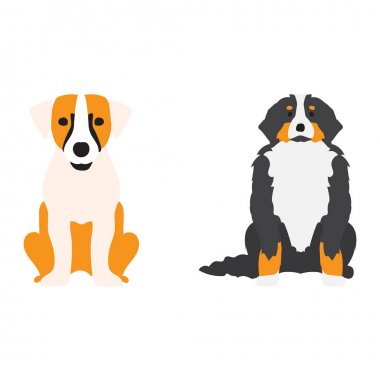 Komik karikatür köpek karakteri ekmek karikatür köpek dostu sevimli köpek vektör çizim.