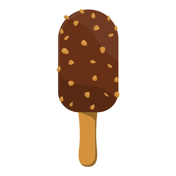 Set von Eis Vektor Illustration Symbol isoliert Cartoon Schokolade Lebensmittel Dessert süß kalt Snack leckere Früchte gefroren Süßigkeiten Geschmack Design köstlich — Stockvektor