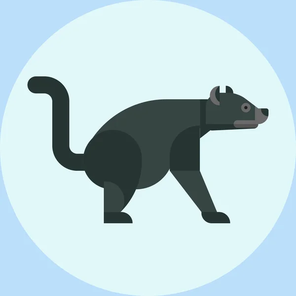 Tasmanian devil baring its teeth australia nature sumsupial wildlife character vector illustration . — стоковый вектор