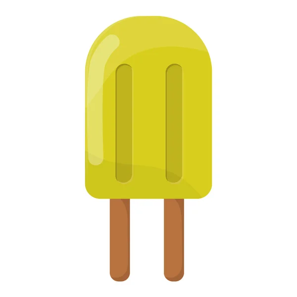 Fruta helado vector ilustración icono aislado dibujos animados postre dulce frío aperitivo sabroso congelado caramelo sabor diseño delicioso bar partido pistacho — Archivo Imágenes Vectoriales