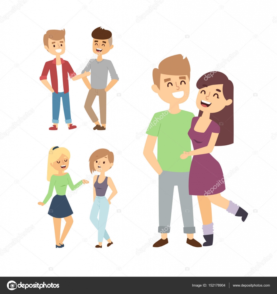 Happy couple cartoon Vector Art Stock Images | Depositphotos Happy couple cartoon Vector Art Stock Images | Depositphotos