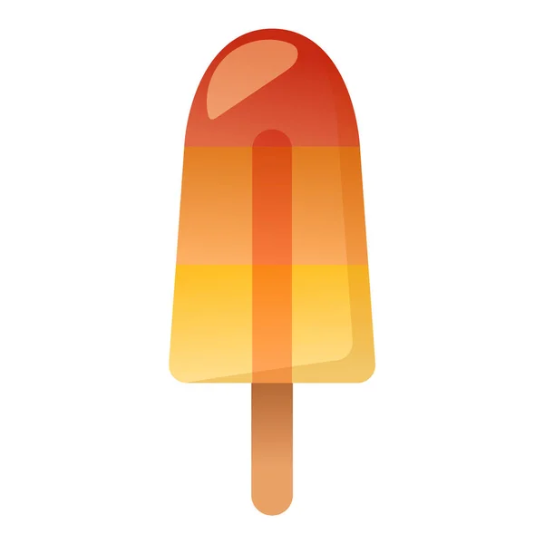 Obst Eis Vektor Illustration Symbol isoliert Cartoon Dessert süß kalt Snack Vanille lecker gefroren Süßigkeiten Geschmack Design lecker bar party — Stockvektor