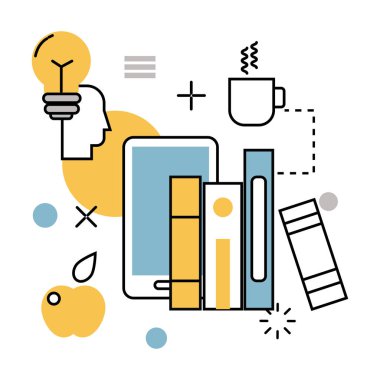Eğitim okul vektör çizim web anahat simgeleri üniversite eğitim Enstitü simgeler ayarla.
