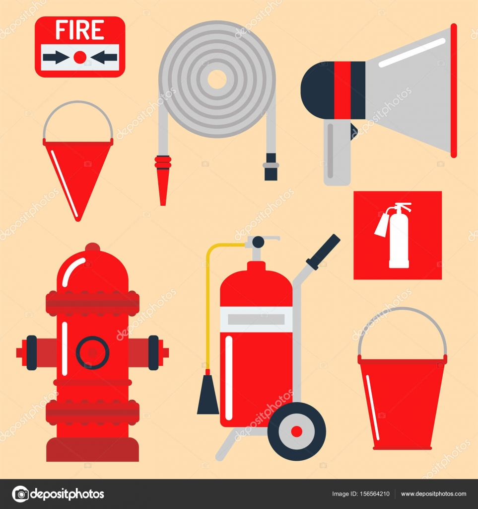 Fire safety equipment emergency tools firefighter safe danger accident