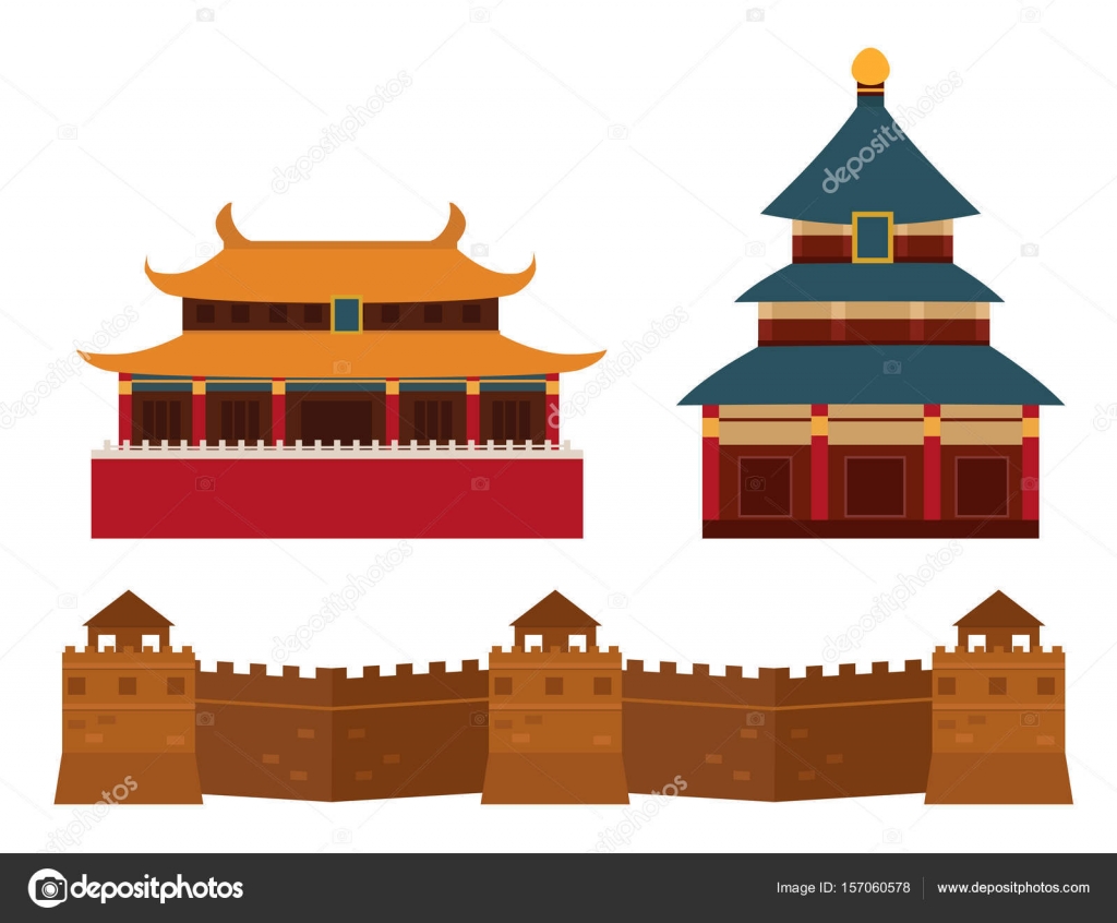 Great wall of China beijing asia landmark brick architecture culture