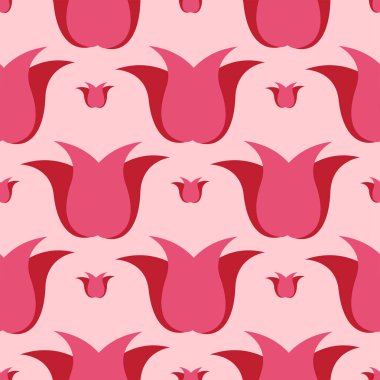 Doğa bahar çiçek çelenk illüstrasyon renkli Dikişsiz desen arka plan vektör çizim.