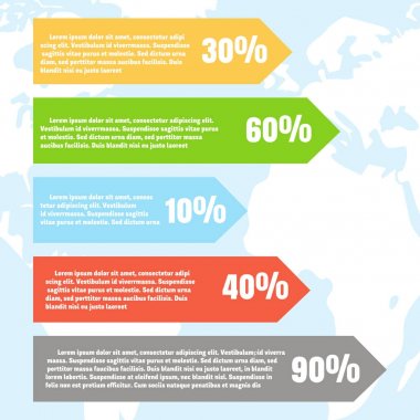 Hava su ile ekoloji infographics ayarla ve toprak kirliliği grafik illüstrasyon vektör.