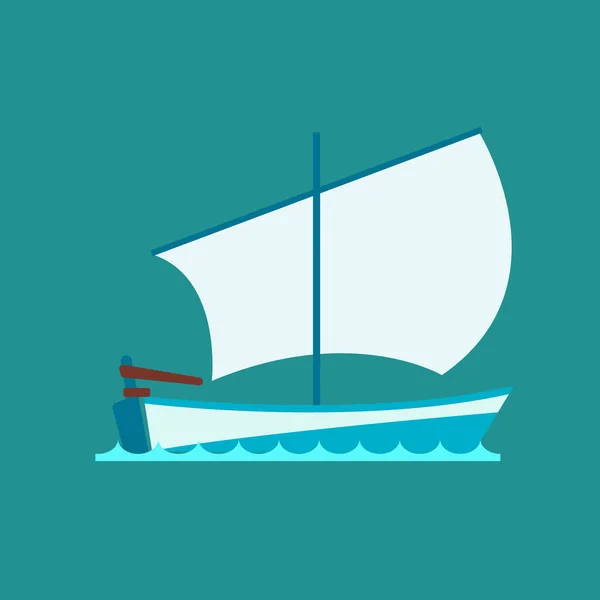 Судновий крейсер морський символ судно індустрії подорожей векторні вітрильники круїзний набір морської ікони — стоковий вектор